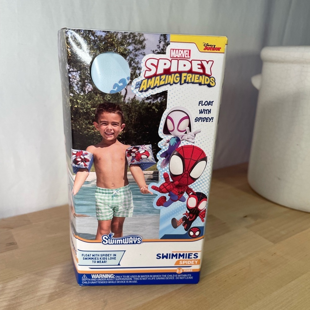 Marvel Spidey Amazing Friends Swimways Floaties - Red and Blue